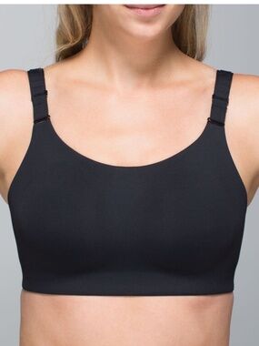 Lululemon Booby Bracer Bra Sz 36D Black
